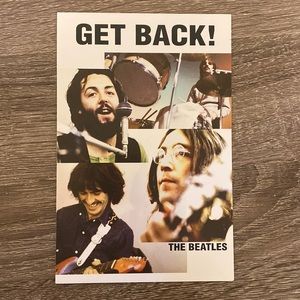 Beatles miss you “Get Back” card free with purchase